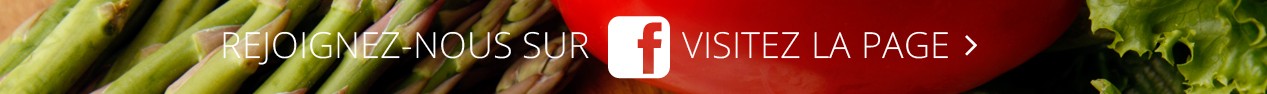  "Likez" notre page Facebook, suivez notre actualité et retrouvez des recettes des produits du moment